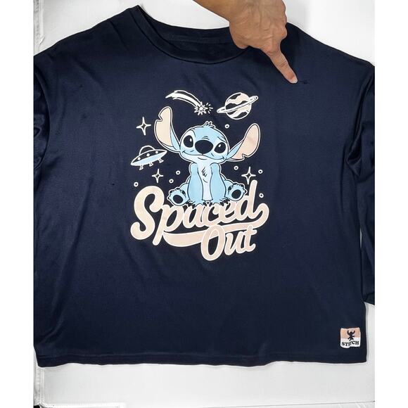 Disney Stitch Poly blend Women's Long Sleeve Poly Blend size XL Pre-Owned fair - Picture 3 of 11
